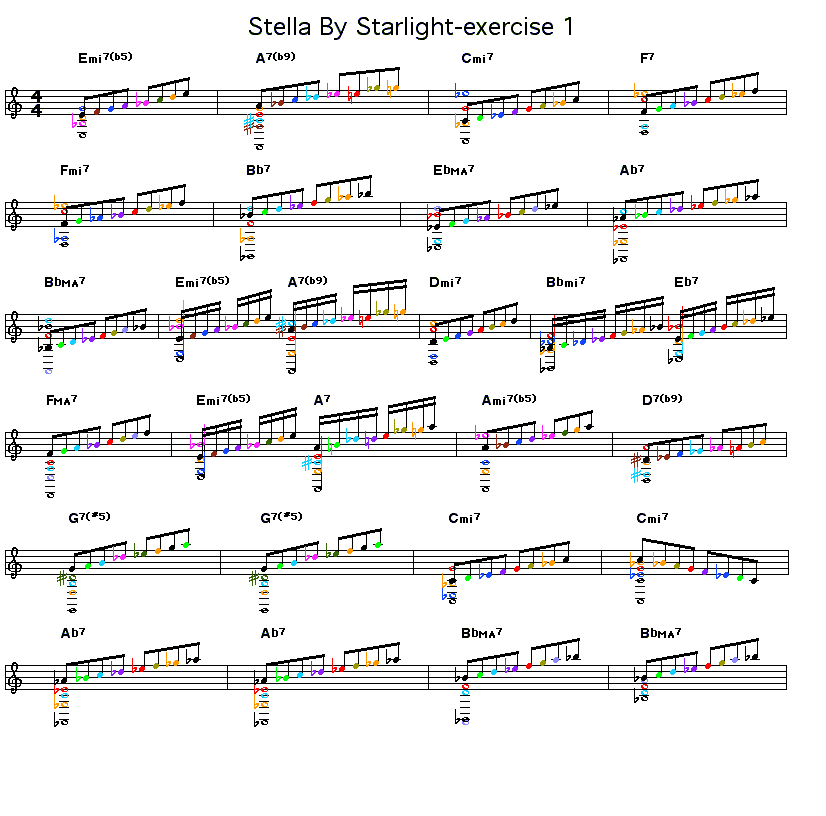 Stella By Starlight-exercise 1, p1: 