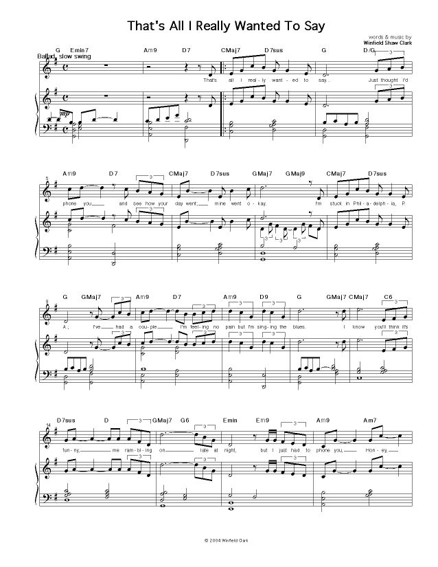 That's All I Really Wanted....p.1: 