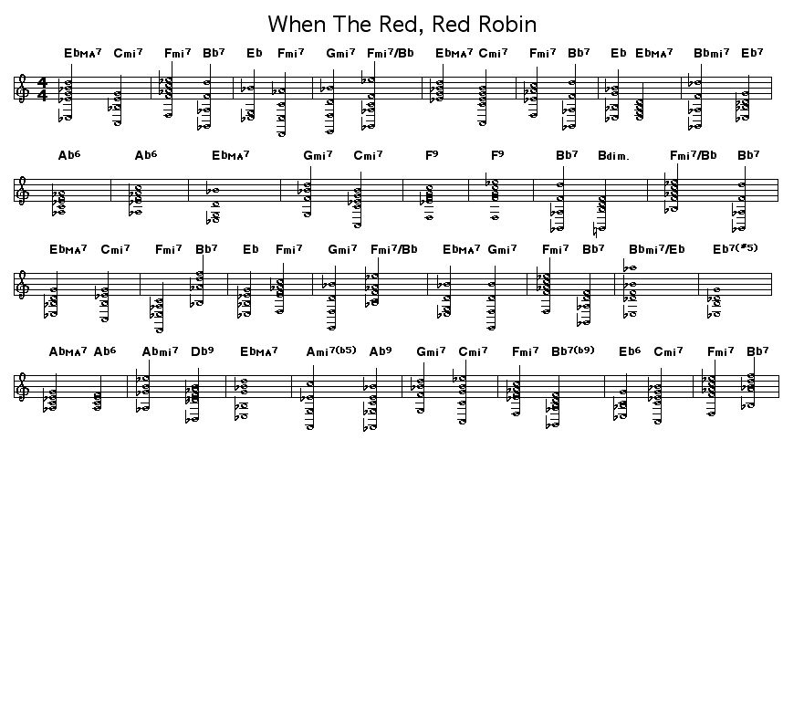 When The Red, Red Robin Comes Bob, Bob, Bobbin' Along, p1: 