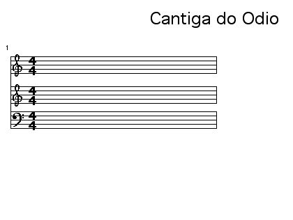 Cantiga do Odio: 