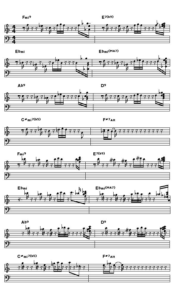 Sequential 11-19-15: A melody invented using <a href="http://www.songtrellis.com/tonematrixAnimate?tonematrixSpec=0,256,0,0,512,0,1024,0,256,128,256,0,0,0,256,2624,0,256,0,0,512,0,1024,0,256,128,256,0,0,0,256,3008,0,256,0,0,512,0,1024,0,256,128,256,0,0,0,256,2880,0,256,0,0,512,0,1024,0,256,128,256,0,0,0,256,3008,0,256,0,0,512,0,1024,0,256,128,256,0,0,0,256,2880,0,256,0,0,512,0,1024,0,256,128,256,0,0,0,256,3008,0,256,0,0,512,0,1024,0,256,128,256,0,0,0,4096,4096,1024,512,1024,1024,1024,0,0,0,0,0,0,0,0,0,0,0,0,256,0,0,512,0,1024,0,256,128,256,0,0,0,256,2880,0,256,0,0,512,0,1024,0,256,128,256,0,0,0,256,3008,0,256,0,0,512,0,1024,0,256,128,256,0,128,128,384,2880,0,256,0,0,512,0,1024,0,256,128,256,0,128,128,384,3008,0,256,0,0,512,0,1024,0,256,128,256,0,0,0,256,2880,0,256,0,0,512,0,1024,0,256,128,256,0,0,0,256,3008,0,256,0,0,512,0,1024,0,256,128,256,0,128,128,4096,4096,1024,512,1024,1024,1024,0,0,0,0,0,0,0,0,0,0,0:4</a>;21;-1,4;37;-1,4;53;-1,4;85;-1,4;101;-1,4;149;-1,4;165;-1,4;181;-1,4;213;-1,4;229;-1,6;27;-1,6;43;-1,6;59;-1,6;91;-1,6;107;-1,6;155;-1,6;171;-1,6;187;-1,6;219;-1,6;235;-1,7;172;0;3,7;188;0;4,7;236;0;2,10;242;0;3,12;238;0;2,10;114;0;3,12;110;0;2:4;21;-1,4;37;-1,4;53;-1,4;85;-1,4;101;-1,4;149;-1,4;165;-1,4;181;-1,4;213;-1,4;229;-1,6;27;-1,6;43;-1,6;59;-1,6;91;-1,6;107;-1,6;155;-1,6;171;-1,6;187;-1,6;219;-1,6;235;-1,7;172;0;3,7;188;0;4,7;236;0;2,10;242;0;3,12;238;0;2,10;114;0;3,12;110;0;2&root=D&chdt=6&pitchsel=3&scalecheck=0&octaveTopLim=7&pitchTopLim=C&inst=47&tempo=84&repPattern=1&fClickTrack=0&fSoundChords=1&ipitchlist=undefined&chsctr=0,C,16,S,32,C,80,S,96,S,128,S&cmeasFullSubmatrix=4&fAllowShifts=0&iscale=1&cRow=16&cMeasures=16&imFirst=1&cmShow=16&chordList=Fmi9,E7(b9),Ebmi,Ebmi(MA7),Ab9,D9,C%23mi7(b5),F%237Alt,Fmi9,E7(b9),Ebmi,Ebmi(MA7),Ab9,D9,C%23mi7(b5),F%237Alt&fAllowMidMeasPitchChange=1&celldivisor=2&seldivisor=2&rgdur=undefined&fp=tm151119:tm151119012428.mid#top">this Tonematrix</a>.
